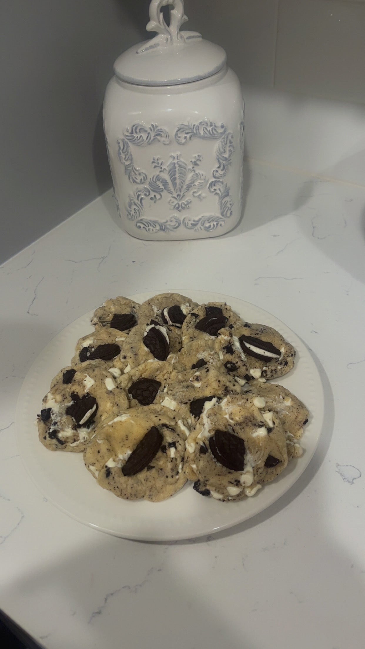 🤍White Chocolate Oreo Cookies