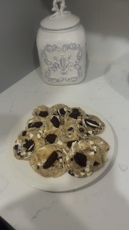 🤍White Chocolate Oreo Cookies